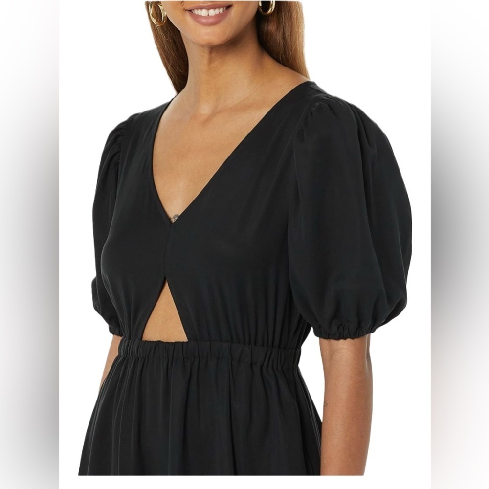 NWOT TEREA Plus Size Women's Jayla Cutout Midi Swing Dress - Picture 5 of 13
